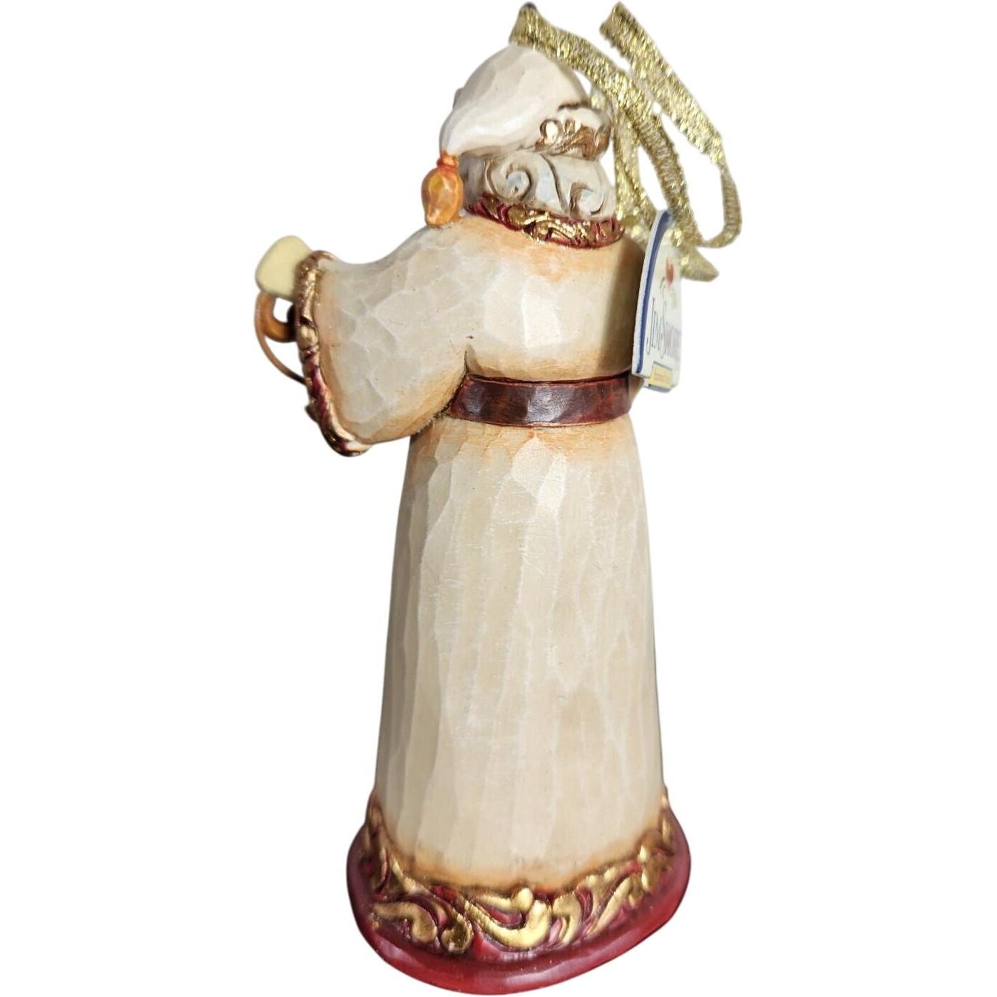 2012 Ivory and Gold Santa (Jim Shore)