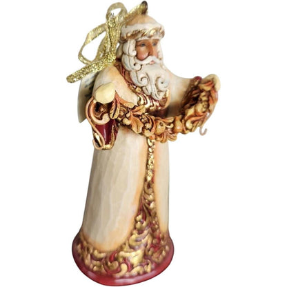 2012 Ivory and Gold Santa (Jim Shore)