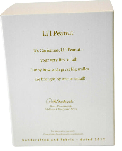 2012 Li'l Peanuts Hallmark Ornament (Baby's First Christmas) QXG4644