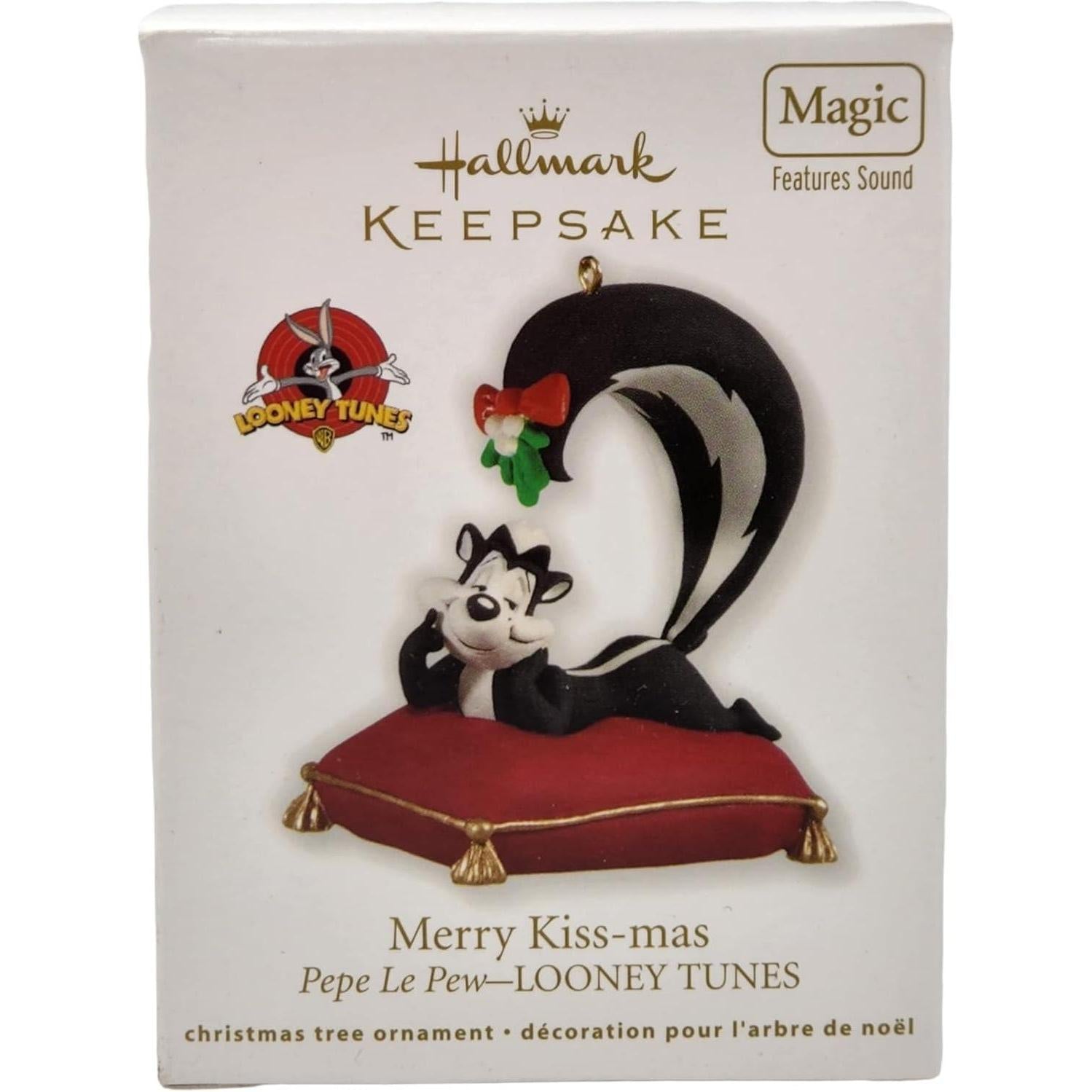 2012 Merry Kiss-mas - Pepe Le Pew Hallmark Ornament (Looney Tunes) QXI2814