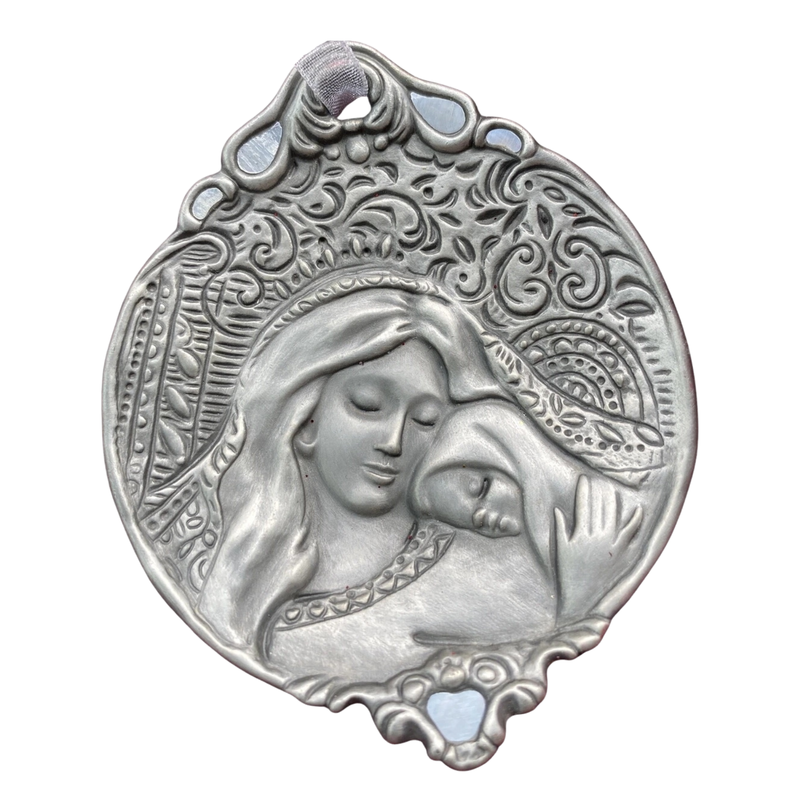 2012 Mother and Child Hallmark Ornament (Nativity) QXG3541