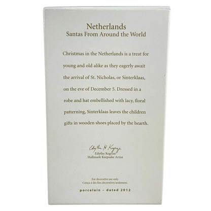 2012 Netherlands Hallmark Ornament (Santas From Around the World) QXC5051