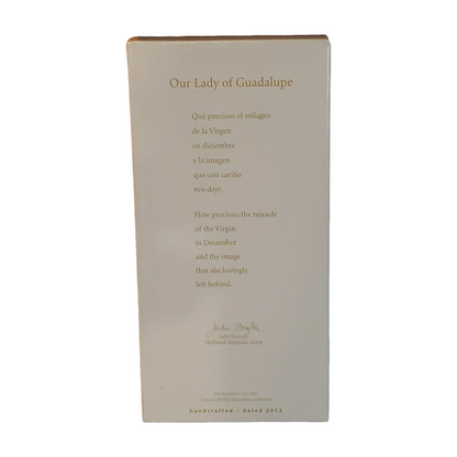 2012 Our Lady of Guadalupe Hallmark Ornament (Angels) QSM7761