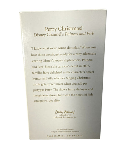 2012 Perry Christmas! Hallmark Ornament (Disney Channel's Phineas and Ferb) QXD1604