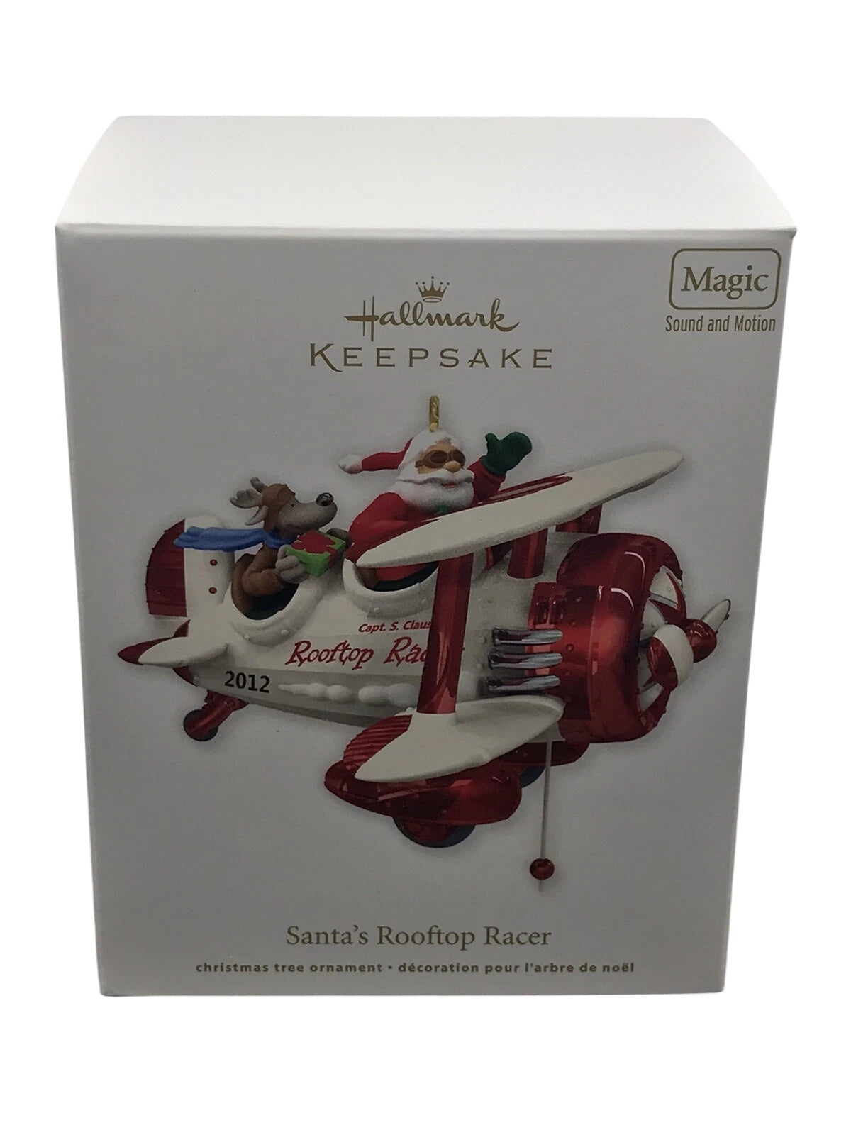 2012 Santa's Rooftop Racer Hallmark Ornament (Santa Claus) QXG3204