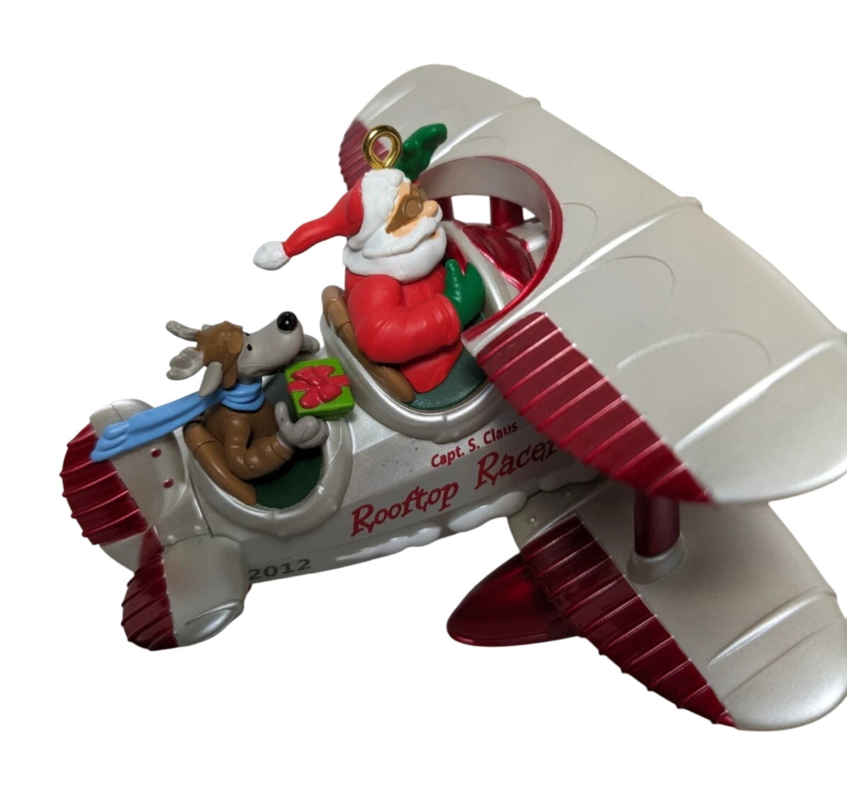 2012 Santa's Rooftop Racer Hallmark Ornament (Santa Claus) QXG3204