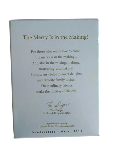 2012 The Merry Is in the Making! Hallmark Ornament (Kitchen & Baking) QXG4304