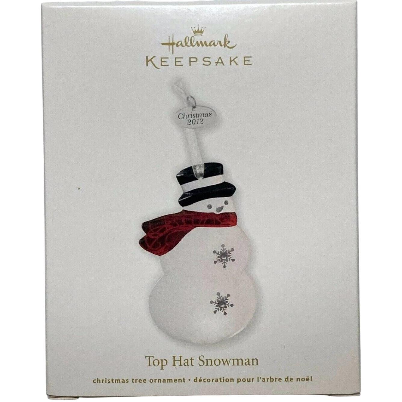 2012 Top Hat Snowman Hallmark Ornament (Snowmen) QXG3534