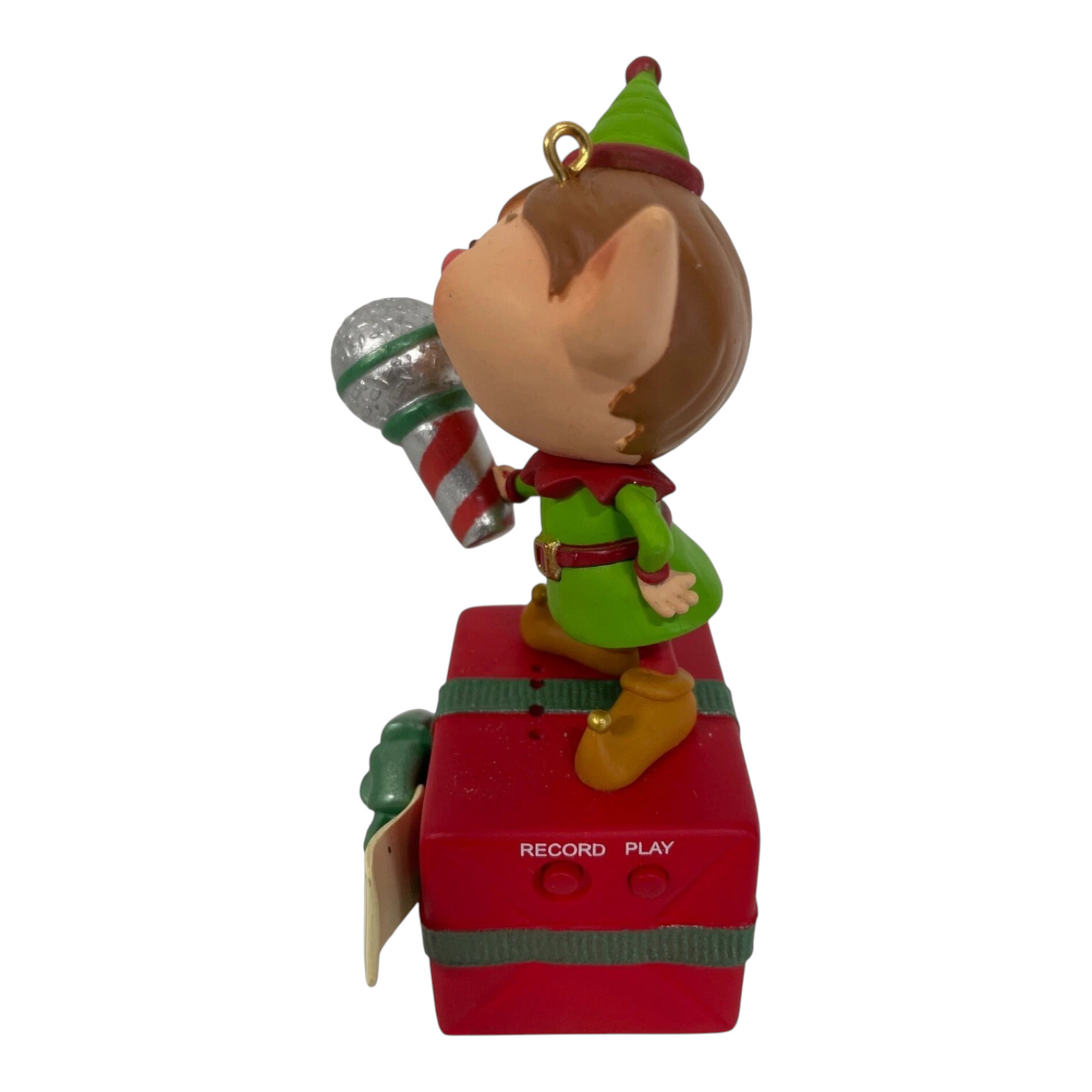 2012 Voice Chainging Elf Hallmark Ornament (Elf it Up) QXG4034
