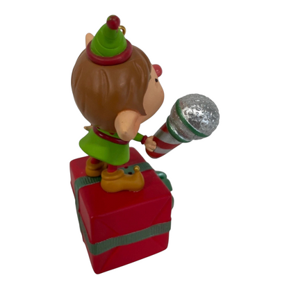 2012 Voice Chainging Elf Hallmark Ornament (Elf it Up) QXG4034