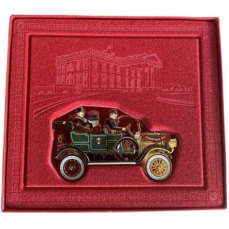 2012 White House Christmas Ornament Honors President Taft's Introduction of Automobiles
