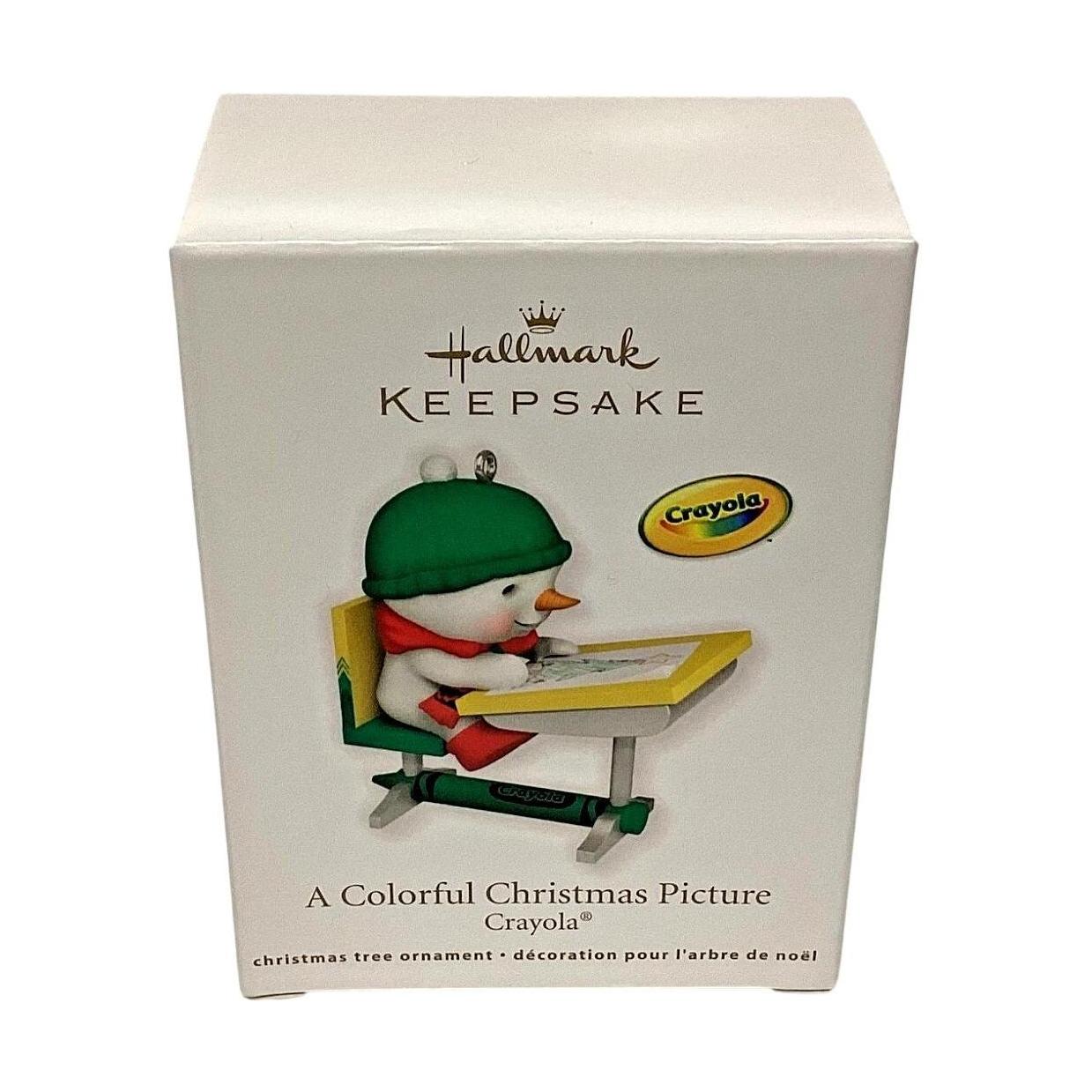 2012 A Colorful Christmas Picture Hallmark Ornament (Crayola) QXI2644 Image2