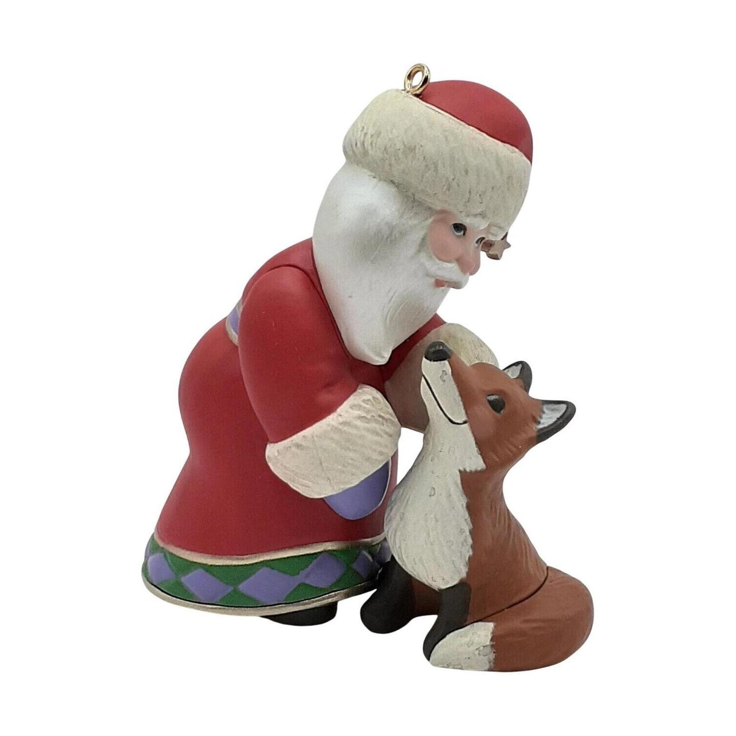 2012 A Visit From Santa Hallmark Ornament (Series #4) QX8064 Image1