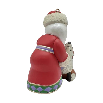 2012 A Visit From Santa Hallmark Ornament (Series #4) QX8064 Image4