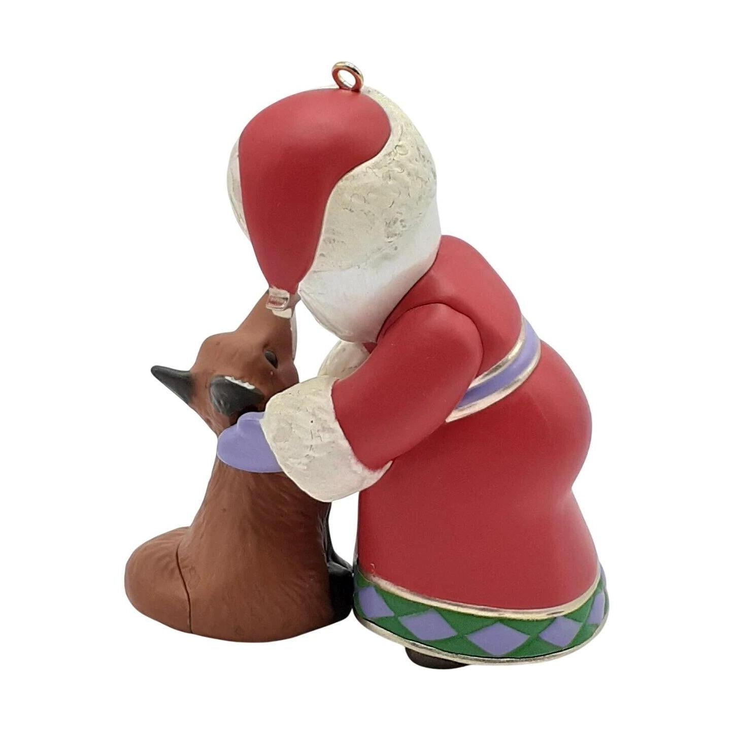 2012 A Visit From Santa Hallmark Ornament (Series #4) QX8064 Image5