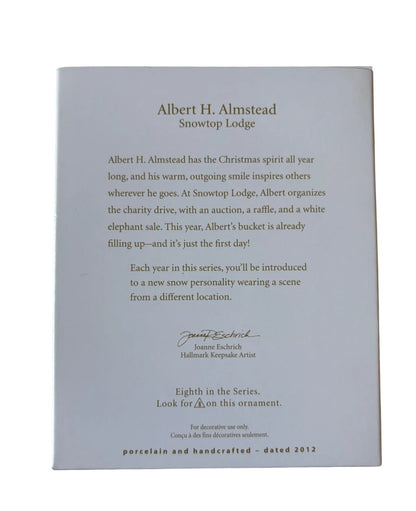 2012 Albert H. Almstead Hallmark Ornament (Snowtop Lodge) QX8124 Image6