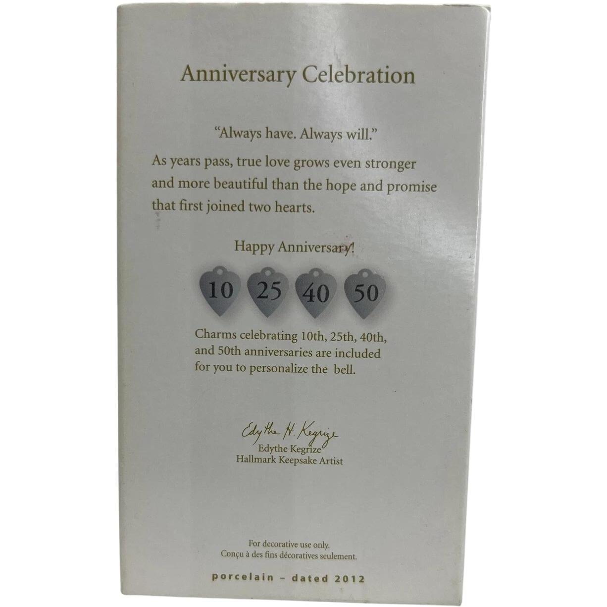 2012 Anniversary Celebration Hallmark Ornament (Bell) QXG4554