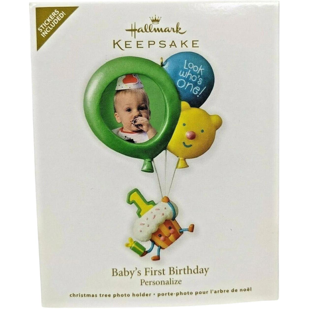 2012 Baby's 1st Birthday - Photo Holder Hallmark Ornament (Birthday) QXG4064