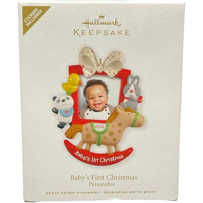 2012 Baby's First Christmas Hallmark Ornament (Photo Holder) QXG4604