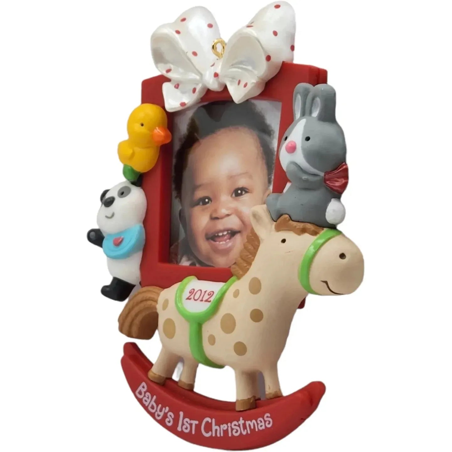 2012 Baby's First Christmas Hallmark Ornament (Photo Holder) QXG4604