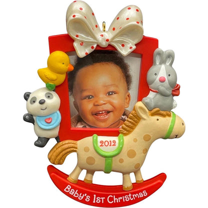 2012 Baby's First Christmas Hallmark Ornament (Photo Holder) QXG4604