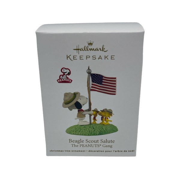 2012 Beagle Scout Salute Hallmark Ornament (Peanuts) QXI2941