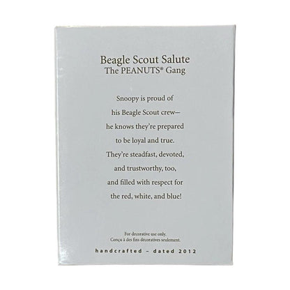 2012 Beagle Scout Salute Hallmark Ornament (Peanuts) QXI2941 Image7