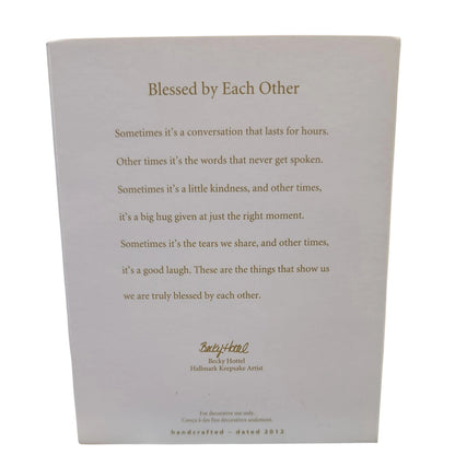 2012 Blessed by Each Other Hallmark Ornament (Photo Holder) QXG4611 Image4