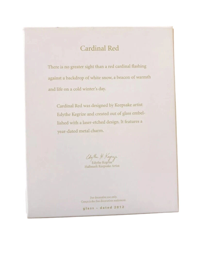 2012 Cardinal Red (Bird)