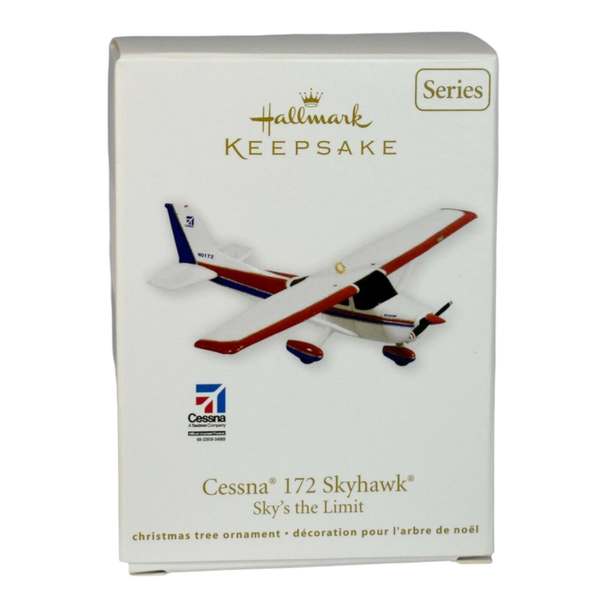 2012 Cessna 172 Skyhawk Hallmark Ornament (Sky's the Limit) QX8242 Image2