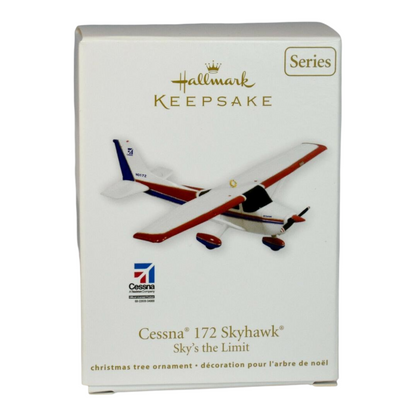 2012 Cessna 172 Skyhawk Hallmark Ornament (Sky's the Limit) QX8242 Image2