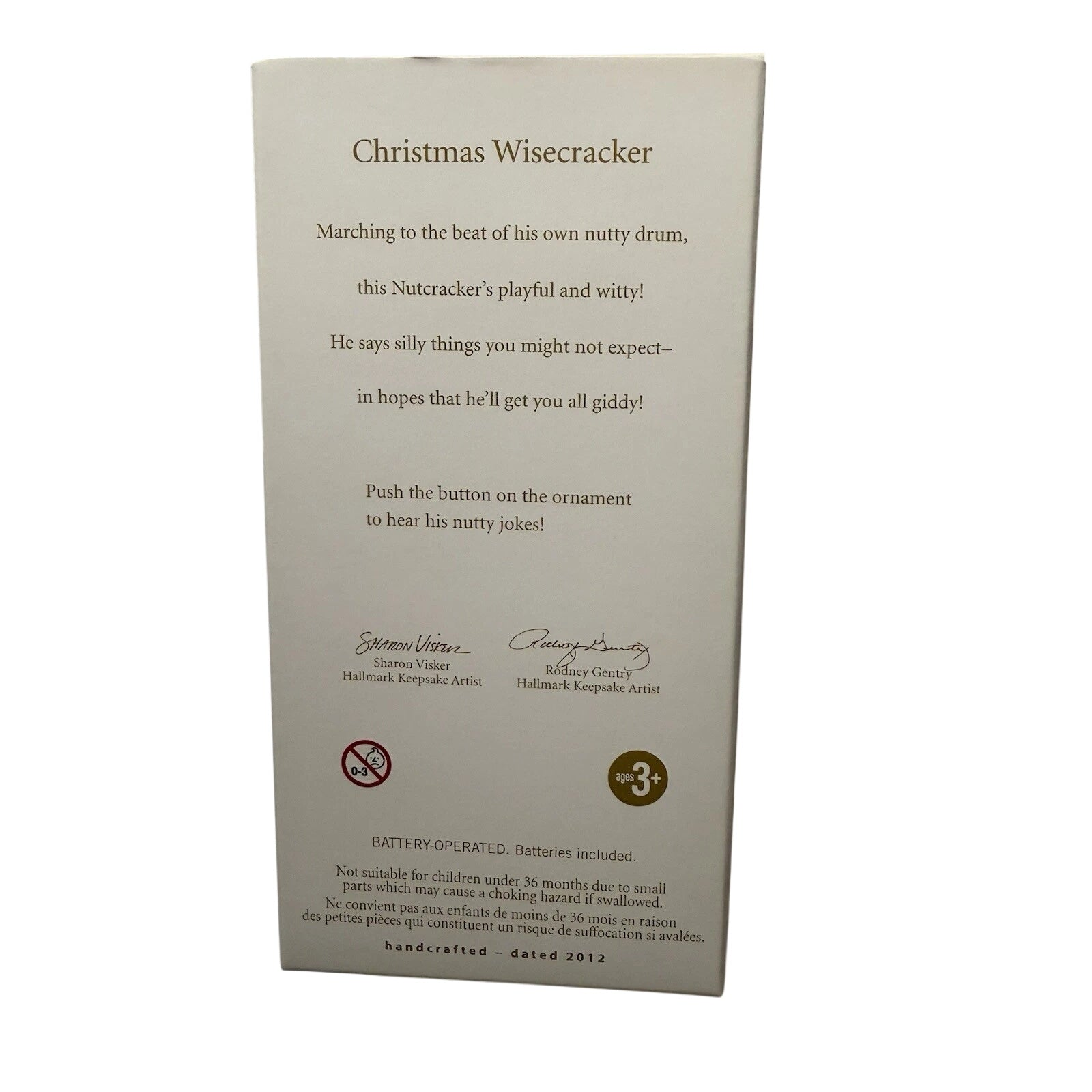 2012 Christmas Wisecracker Hallmark Ornament (Noble Nutcracker) QXG4914 Image6