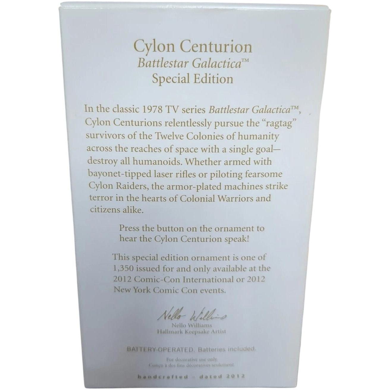 2012 Cylon Centurion Hallmark Ornament (Battlestar Galactica) QMP4076