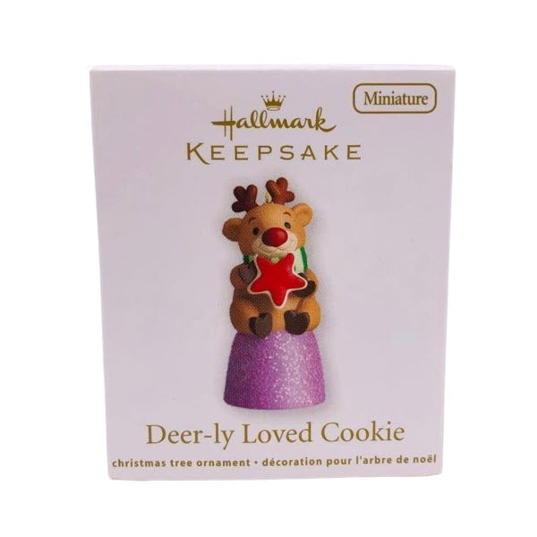 2012 Deer-ly Loved Cookie Hallmark Ornament (Reindeer) QXM9031