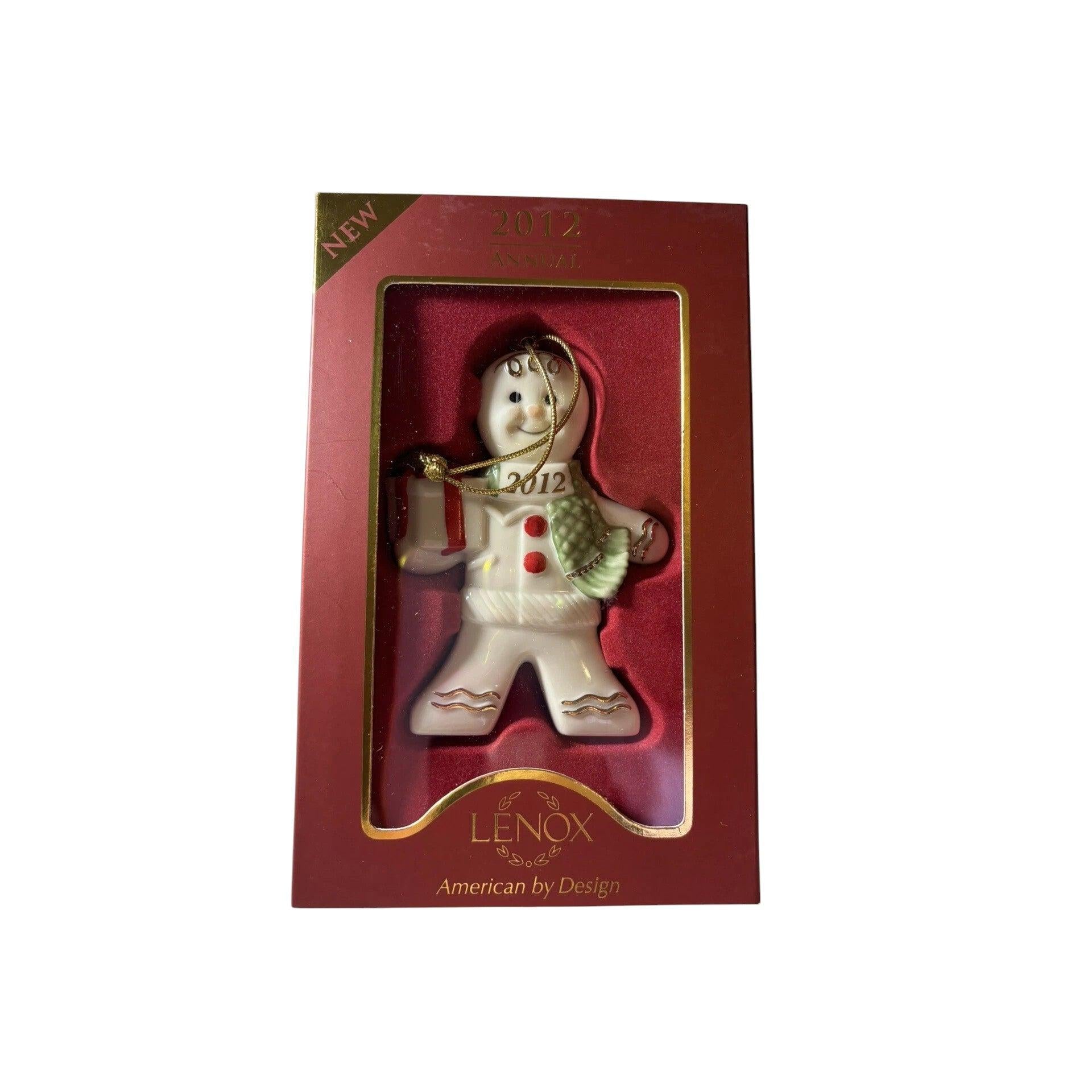2012 Delicious Delivery Snowmen Lenox Ornament 813659 Image2