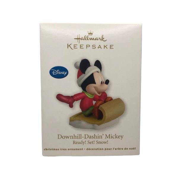 2012 Downhill-Dashin' Mickey Hallmark Ornament (Mickey Mouse & Friends) QRP5901