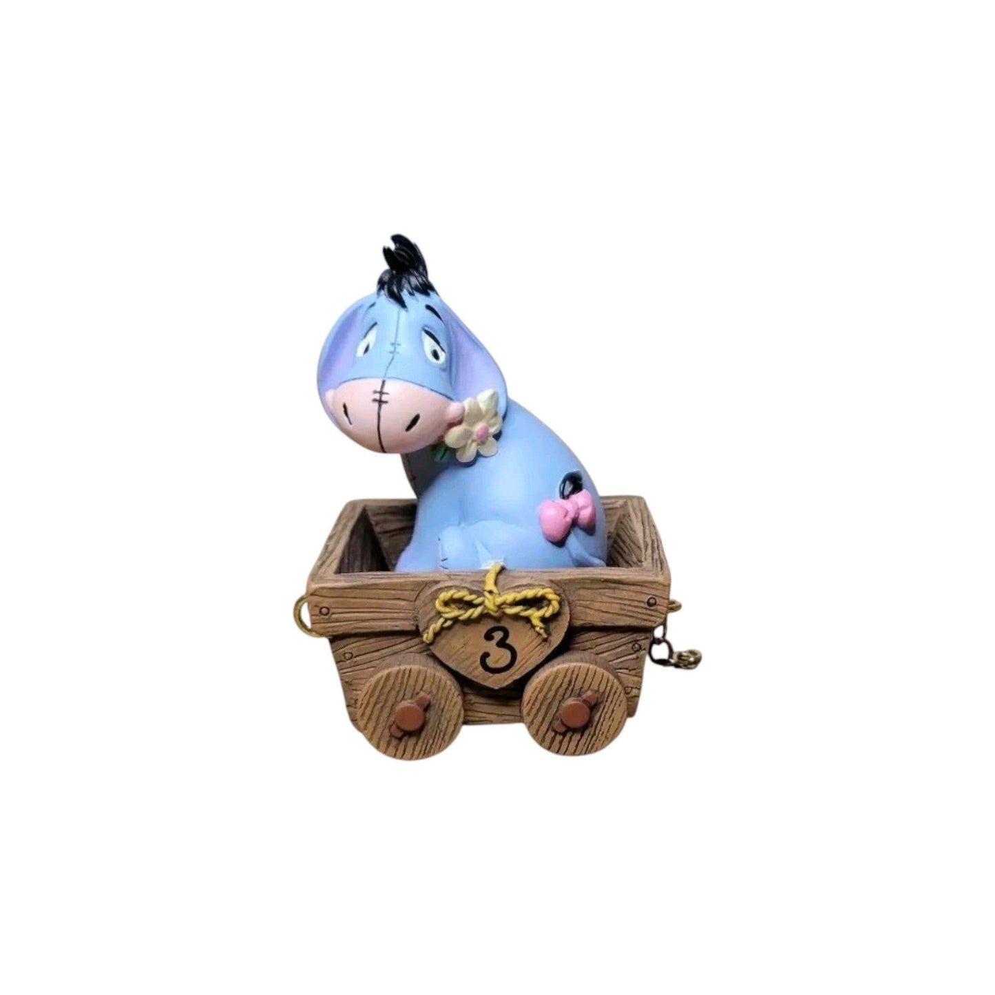 2012 Eeyore in Wagon Figurine Precious Moments 122409 Image1