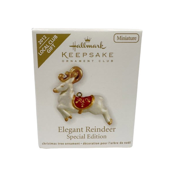 2012 Elegant Reindeer Hallmark Ornament (Reindeer) QXC9149