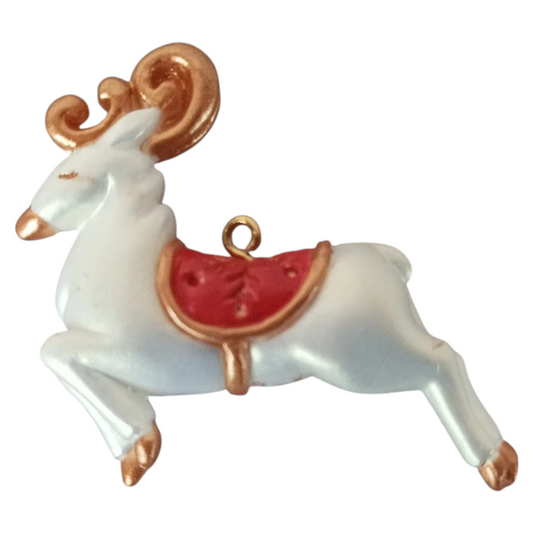 2012 Elegant Reindeer Hallmark Ornament (Reindeer) QXC9149 Image1