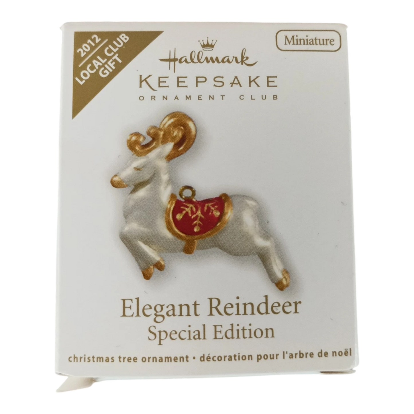 2012 Elegant Reindeer Hallmark Ornament (Reindeer) QXC9149 Image2