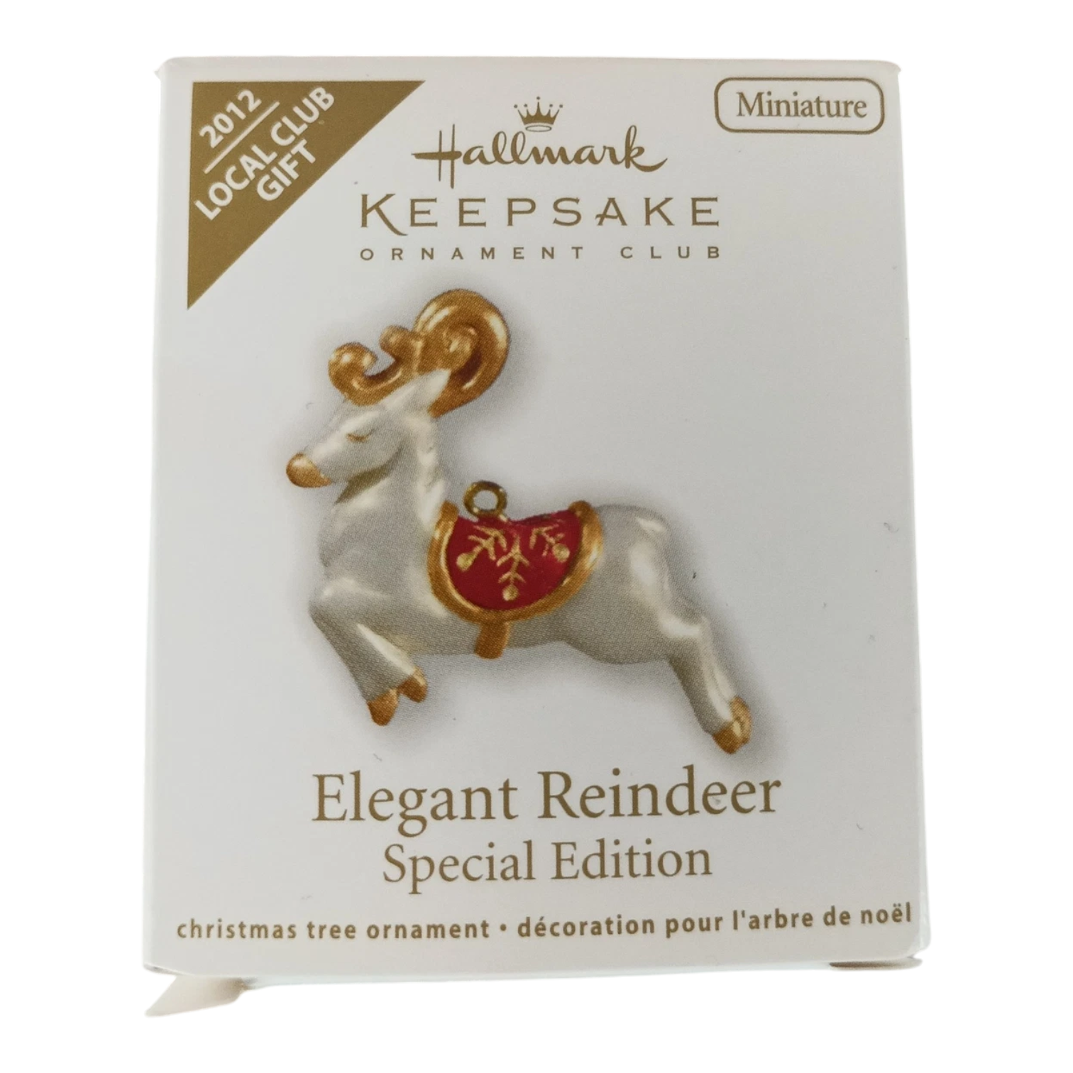 2012 Elegant Reindeer Hallmark Ornament (Reindeer) QXC9149 Image2
