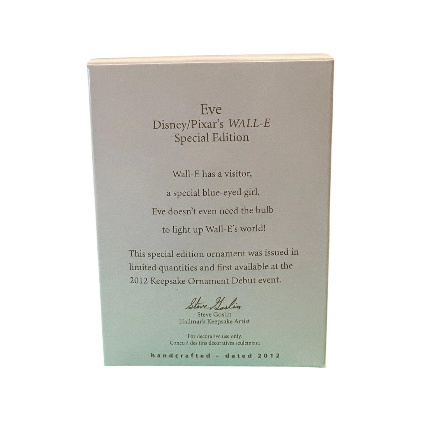 2012 Eve Hallmark Ornament (Wall-E) QXE3004 Image6
