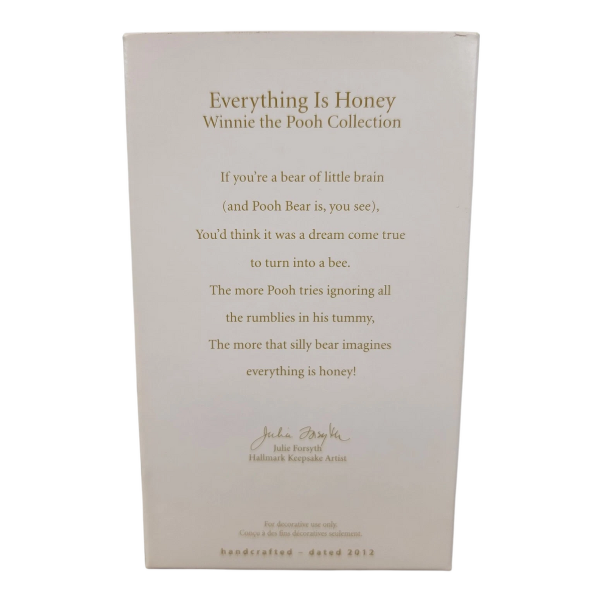 2012 Everything Is Honey Hallmark Ornament (Winnie the Pooh) QXD1651 Image6