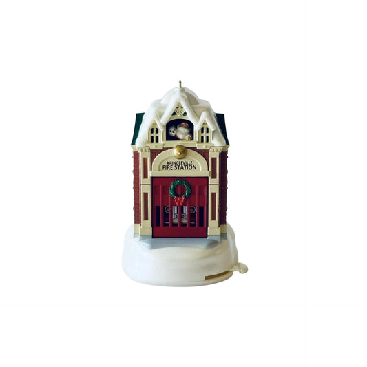 2012 Fire Station Hallmark Ornament (Kringleville) QX8161 Image1
