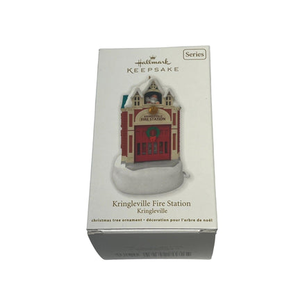 2012 Fire Station Hallmark Ornament (Kringleville) QX8161 Image2