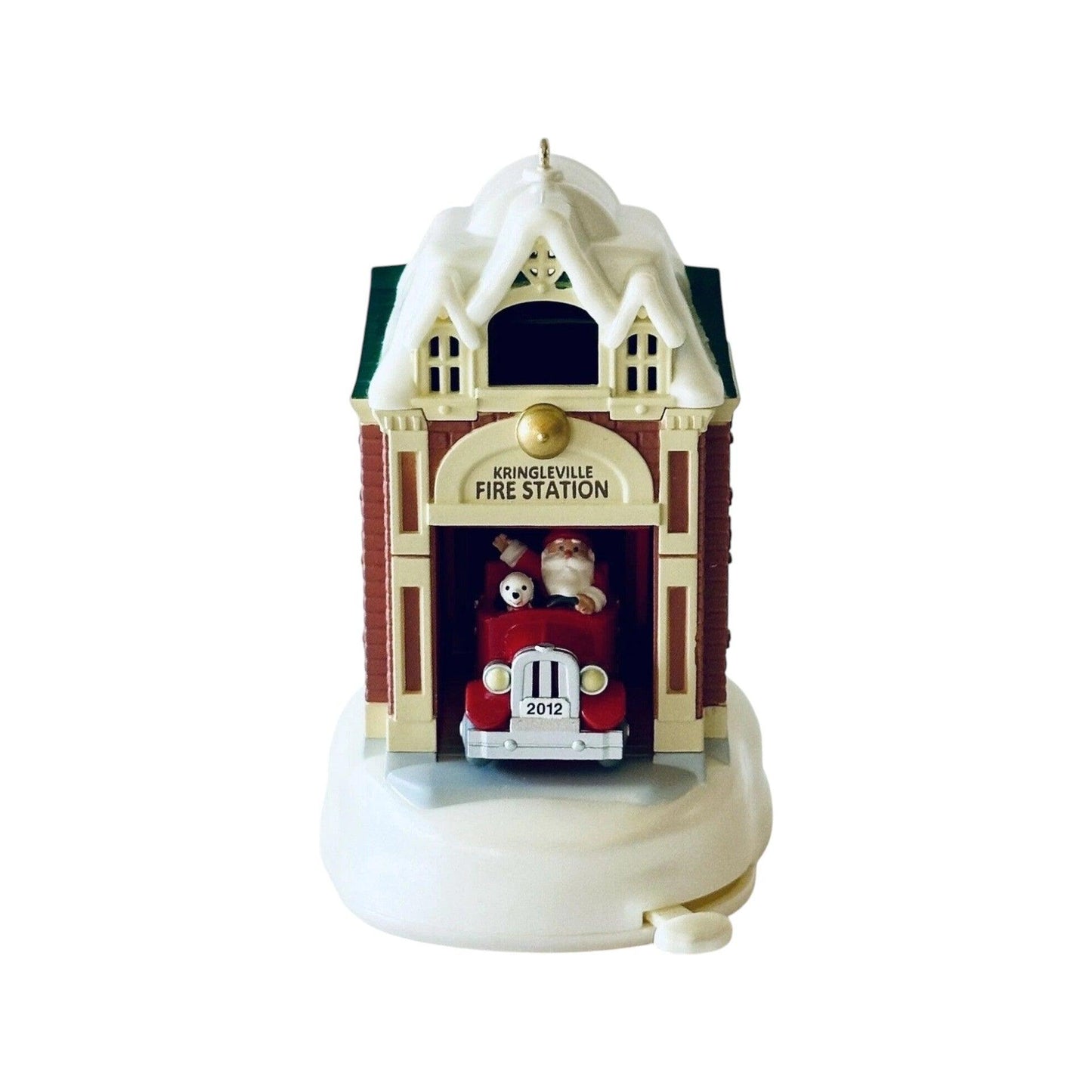2012 Fire Station Hallmark Ornament (Kringleville) QX8161 Image3