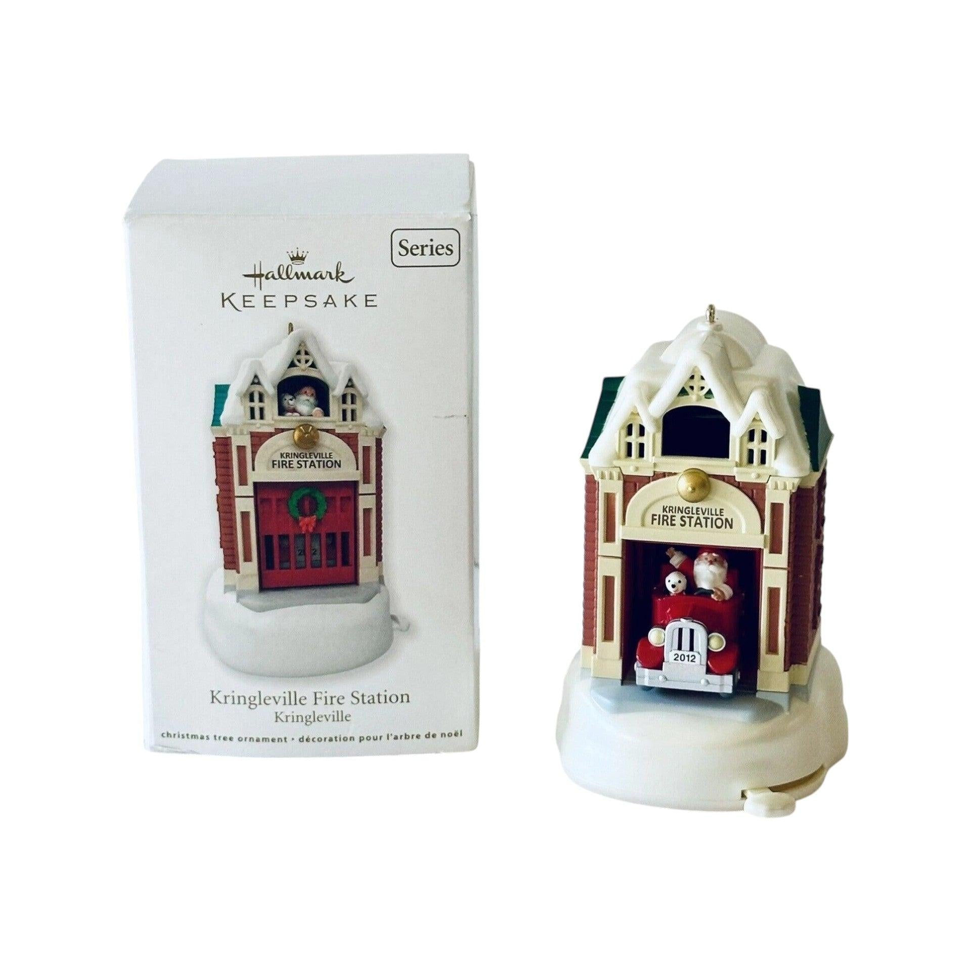 2012 Fire Station Hallmark Ornament (Kringleville) QX8161 Image5