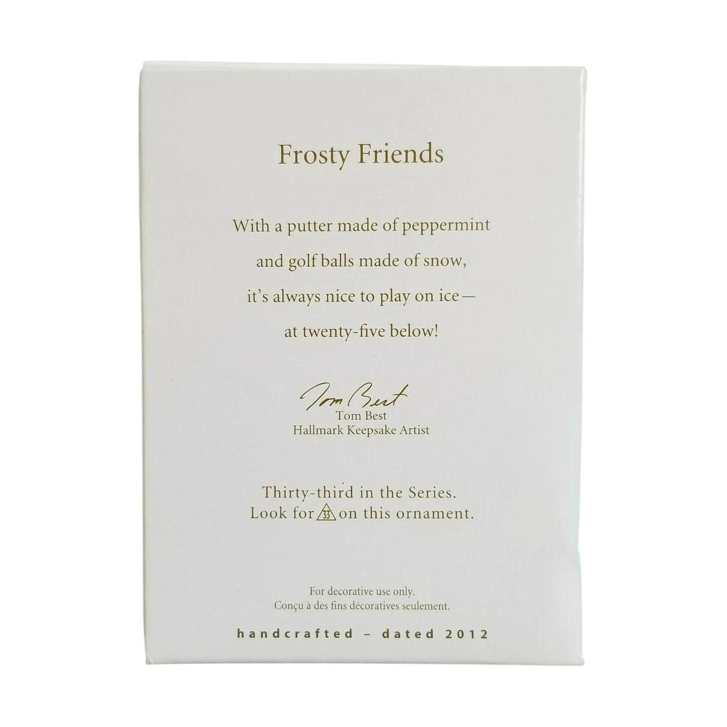 2012 Frosty Friends Hallmark Ornament (Frosty Friends) QX8044 Image7