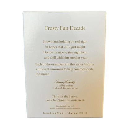 2012 Frosty Fun Decade Hallmark Ornament (Frosty Fun Decade) QX8284 Image6
