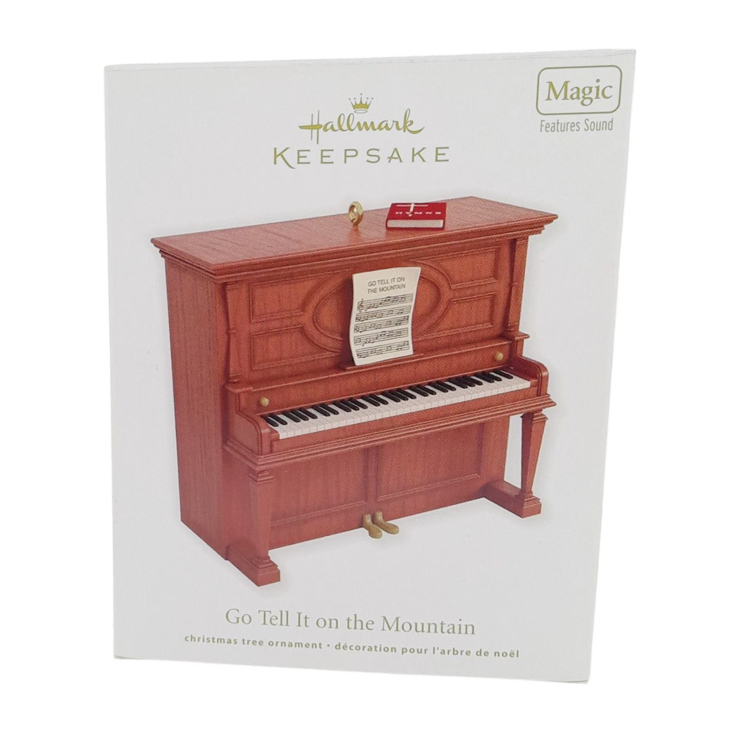 2012 Go Tell It on the Mountain Hallmark Ornament (Piano) QSM7741 Image2